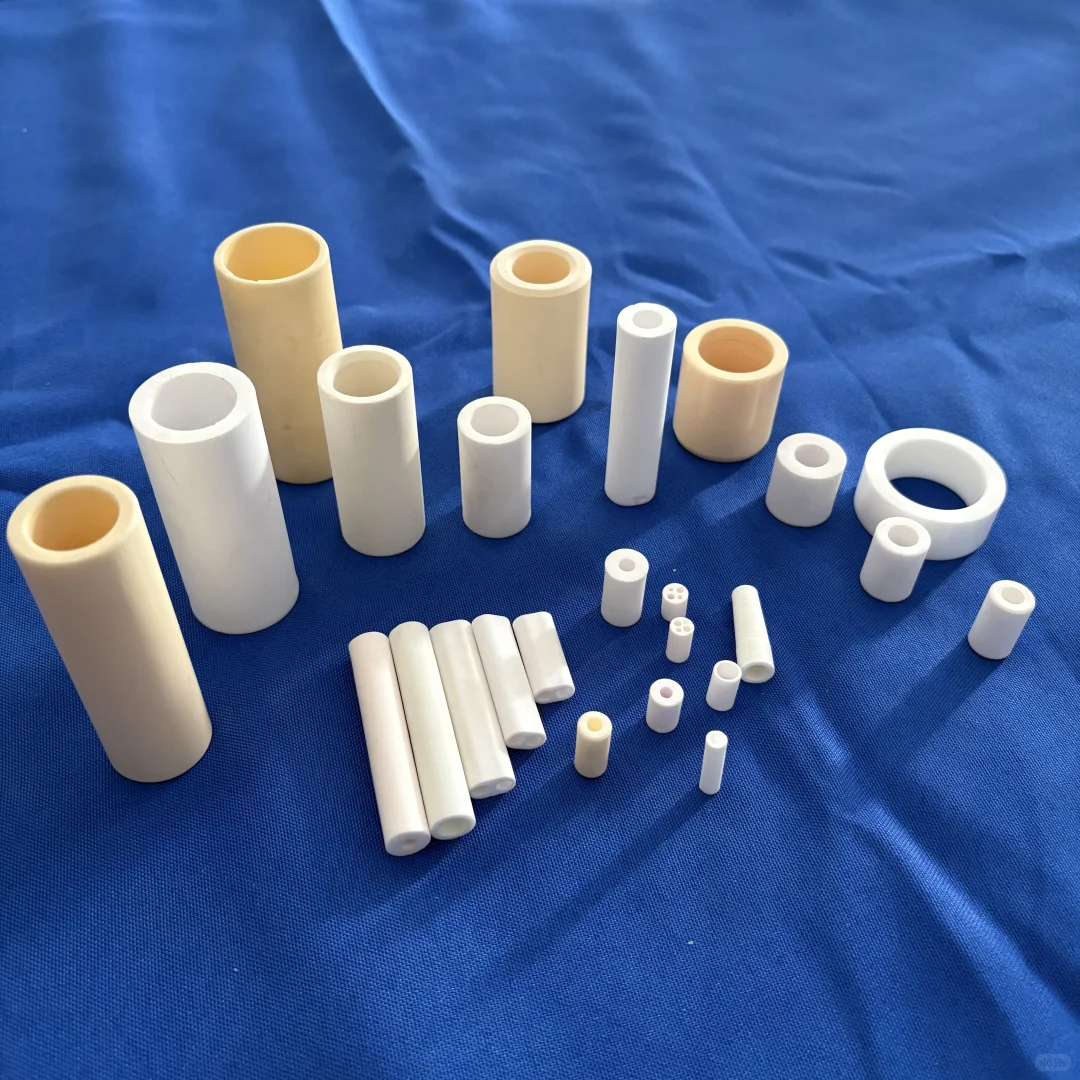95瓷99瓷高频瓷陶瓷管陶瓷套穿线陶瓷双孔管