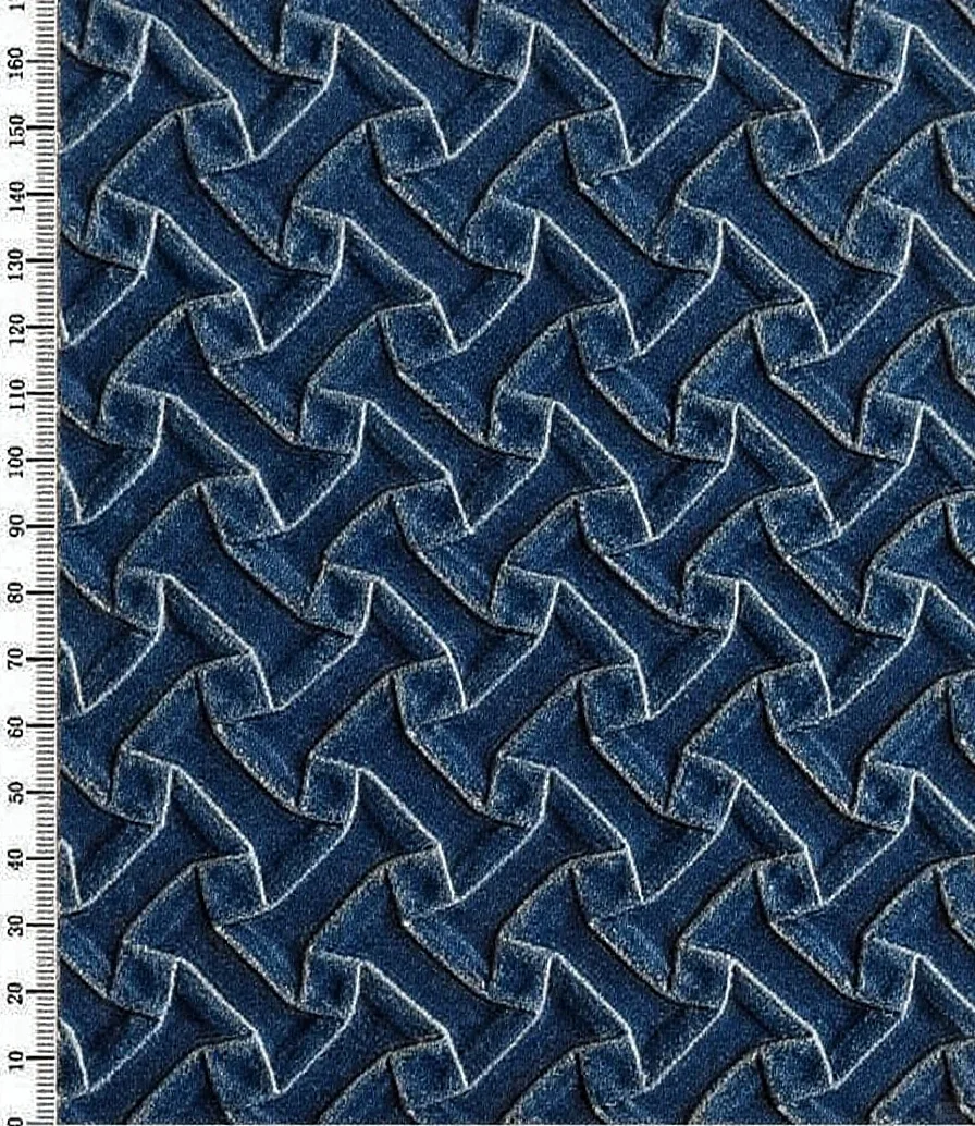 牛仔折皱压花面料你见过多少？设计师灵感！