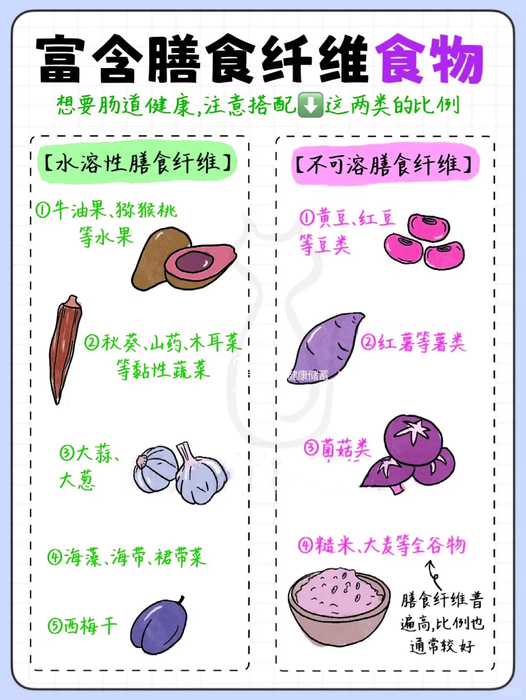 每日营养|膳食纤维补充指南❗️