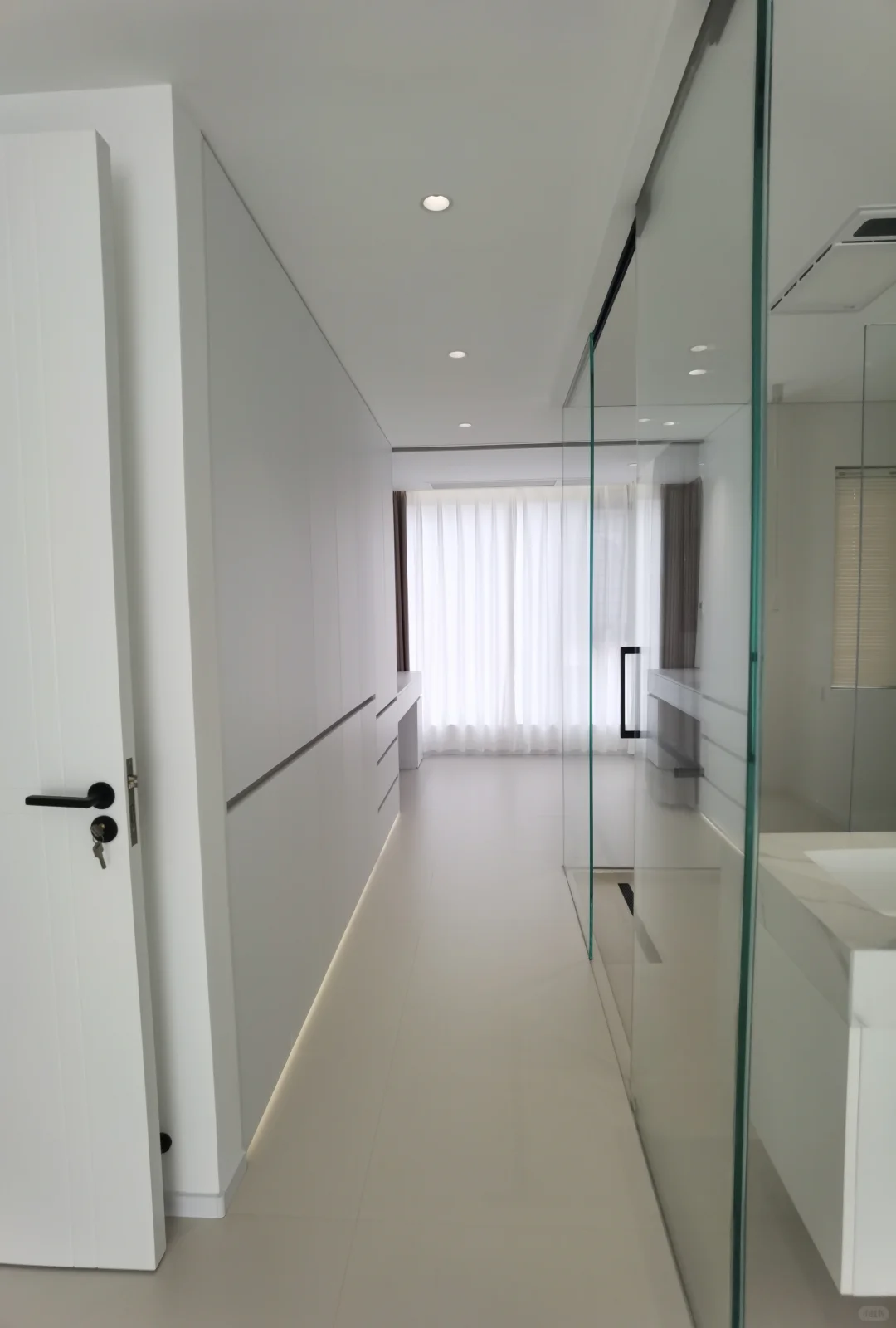 透明玻璃卫生间，细节满满