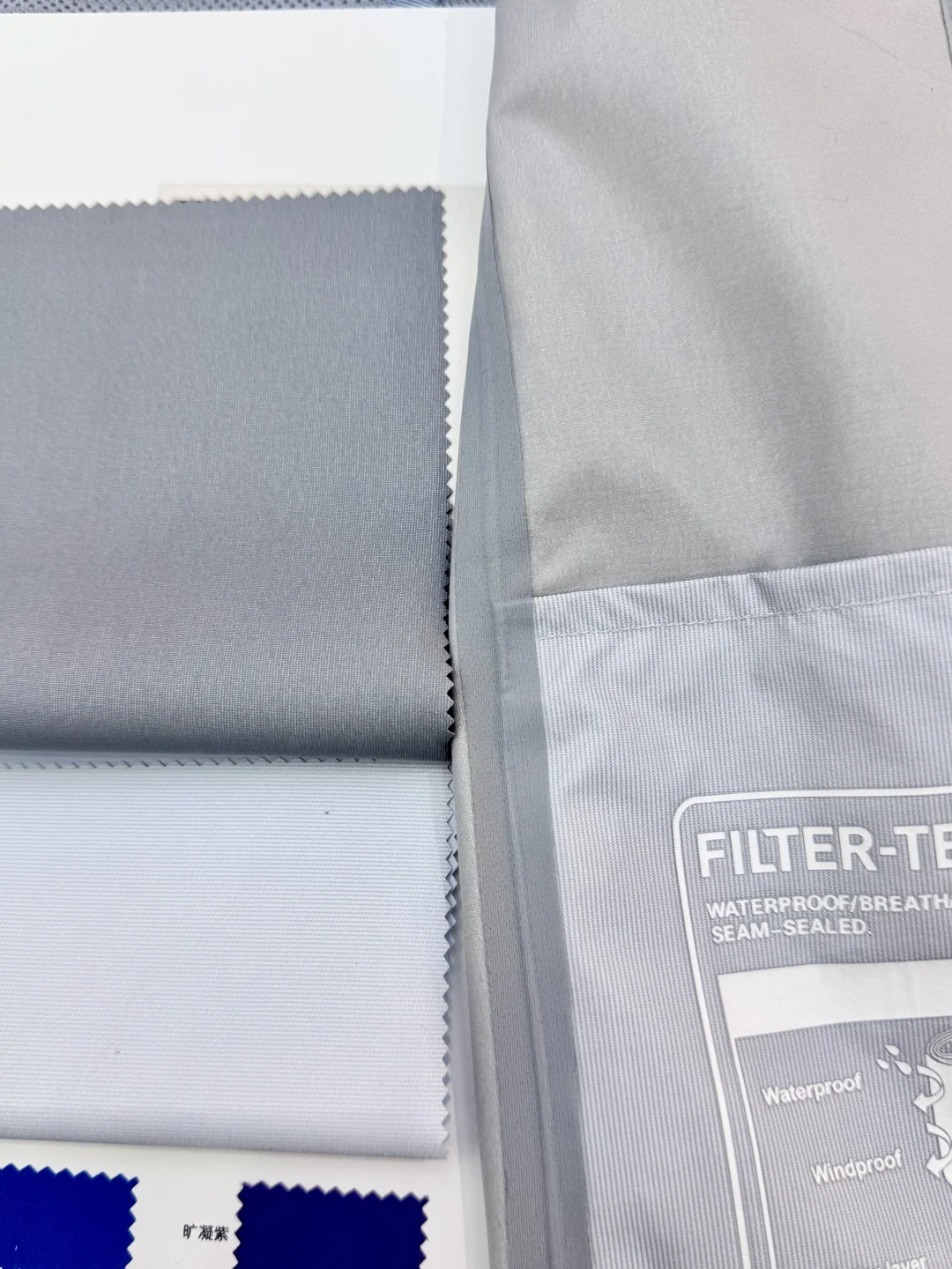 户外防水轻量级提花冲锋衣面料，秋冬必备！