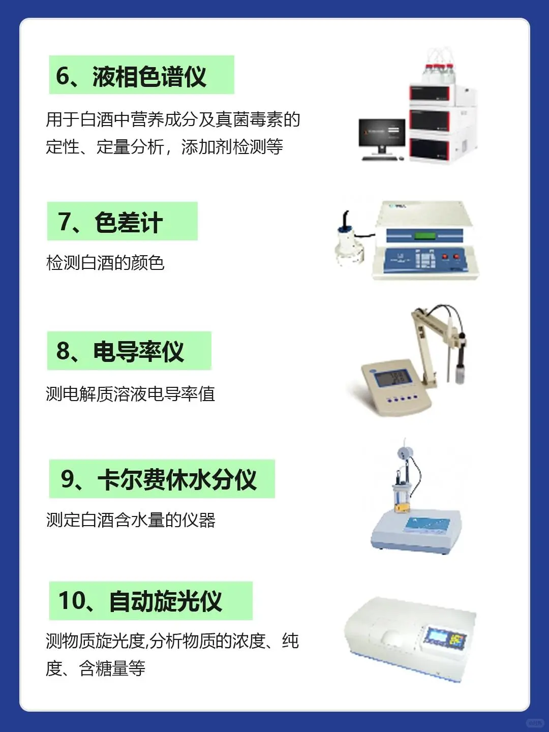 来！测白酒的那些检测仪器！