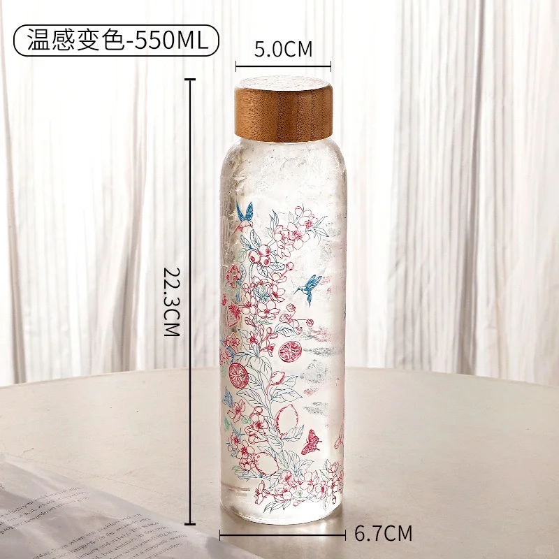 哇,这颜值真的绝了!冷感变色玻璃杯!