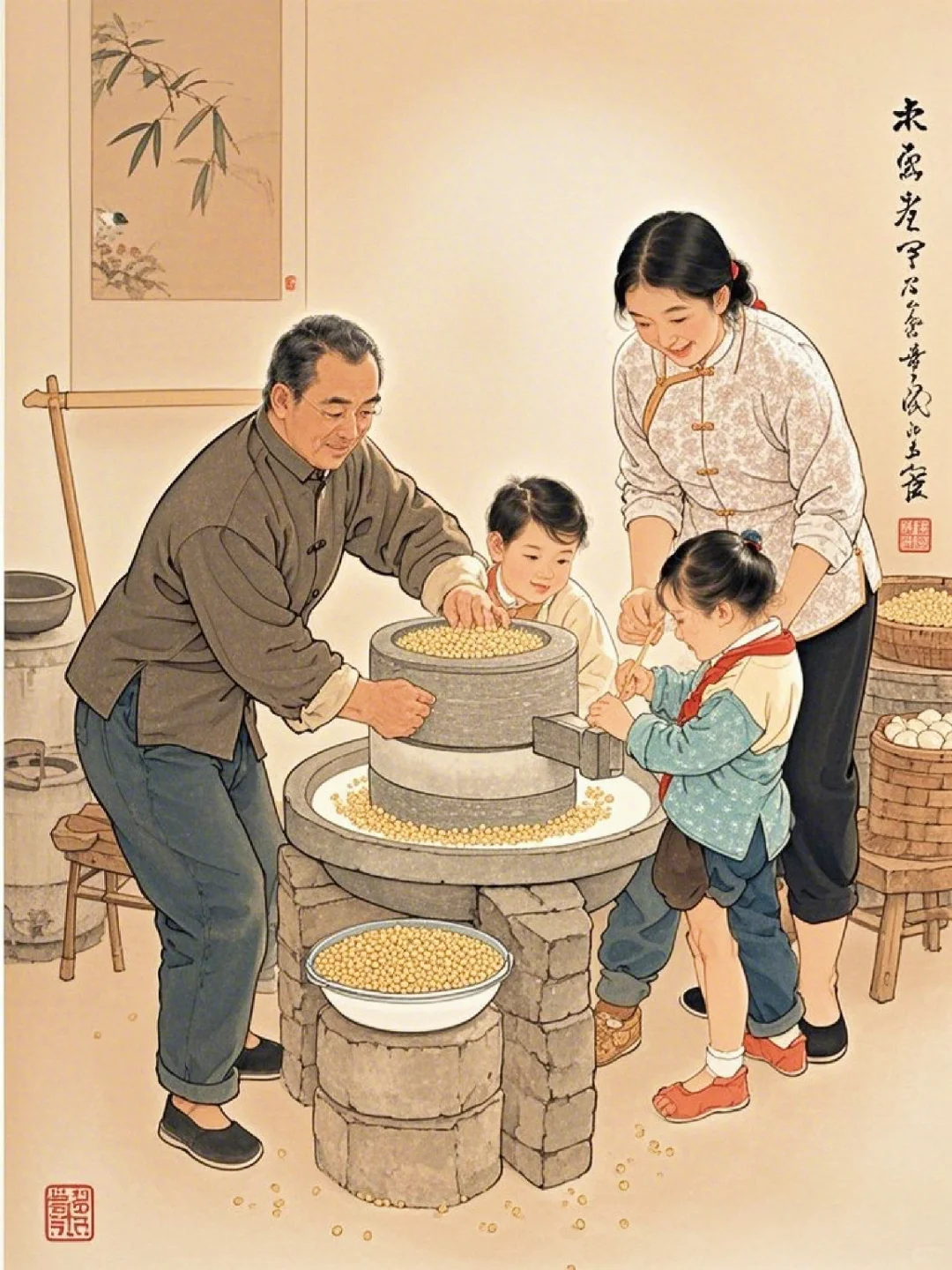 你有多久没有吃过正宗的石磨豆腐了