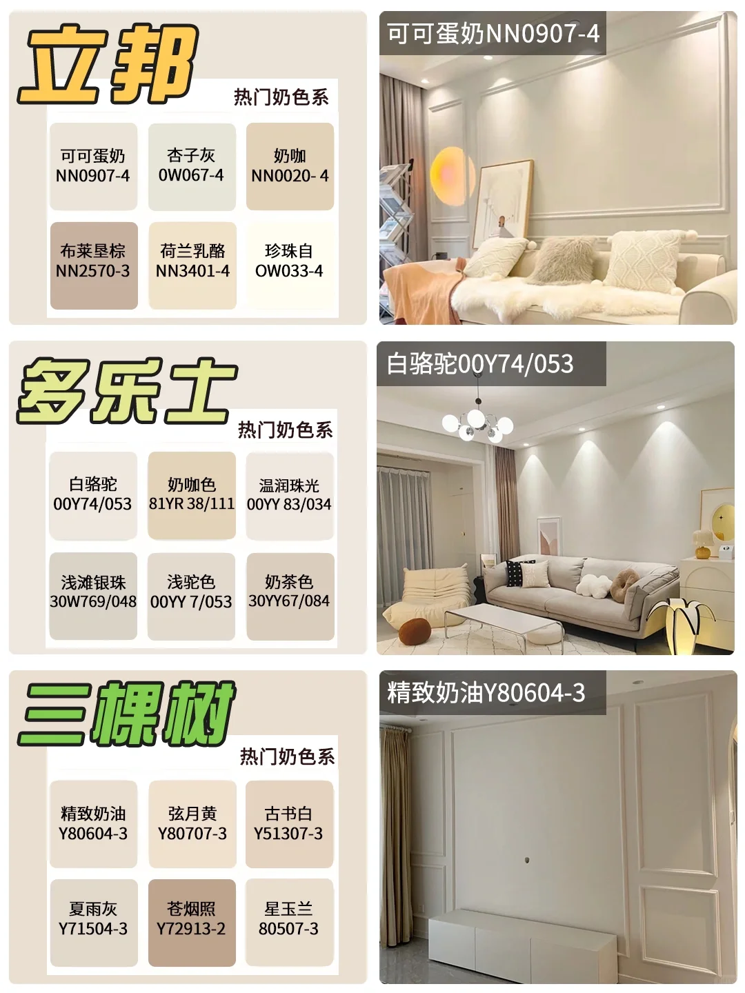 2025超火全屋乳胶漆配色❗️附全屋方案