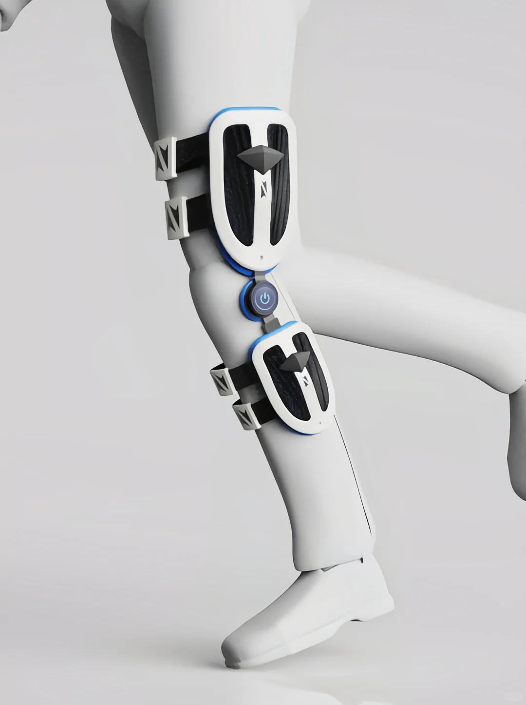 下肢矫正器设计医疗康复用品设计-犀牛建模