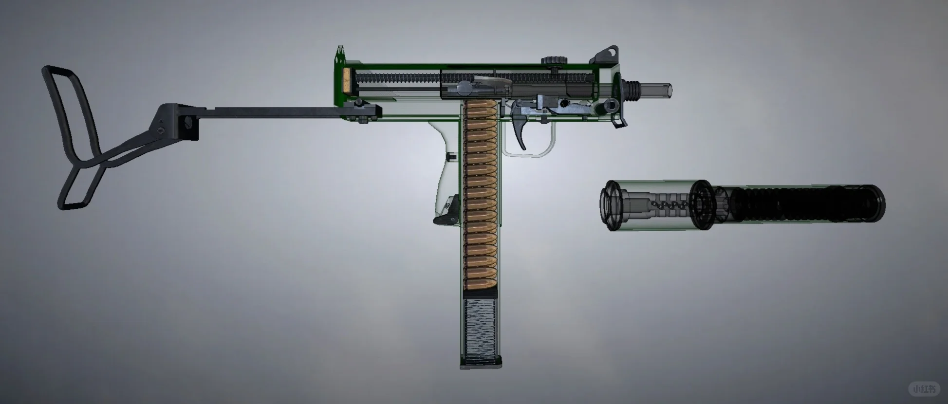 游戏建模模拟模型（与现实枪械无关）