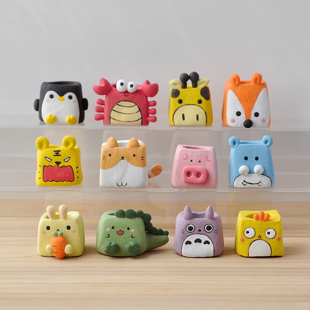 指尖多肉盆 | 梯形小动物系列