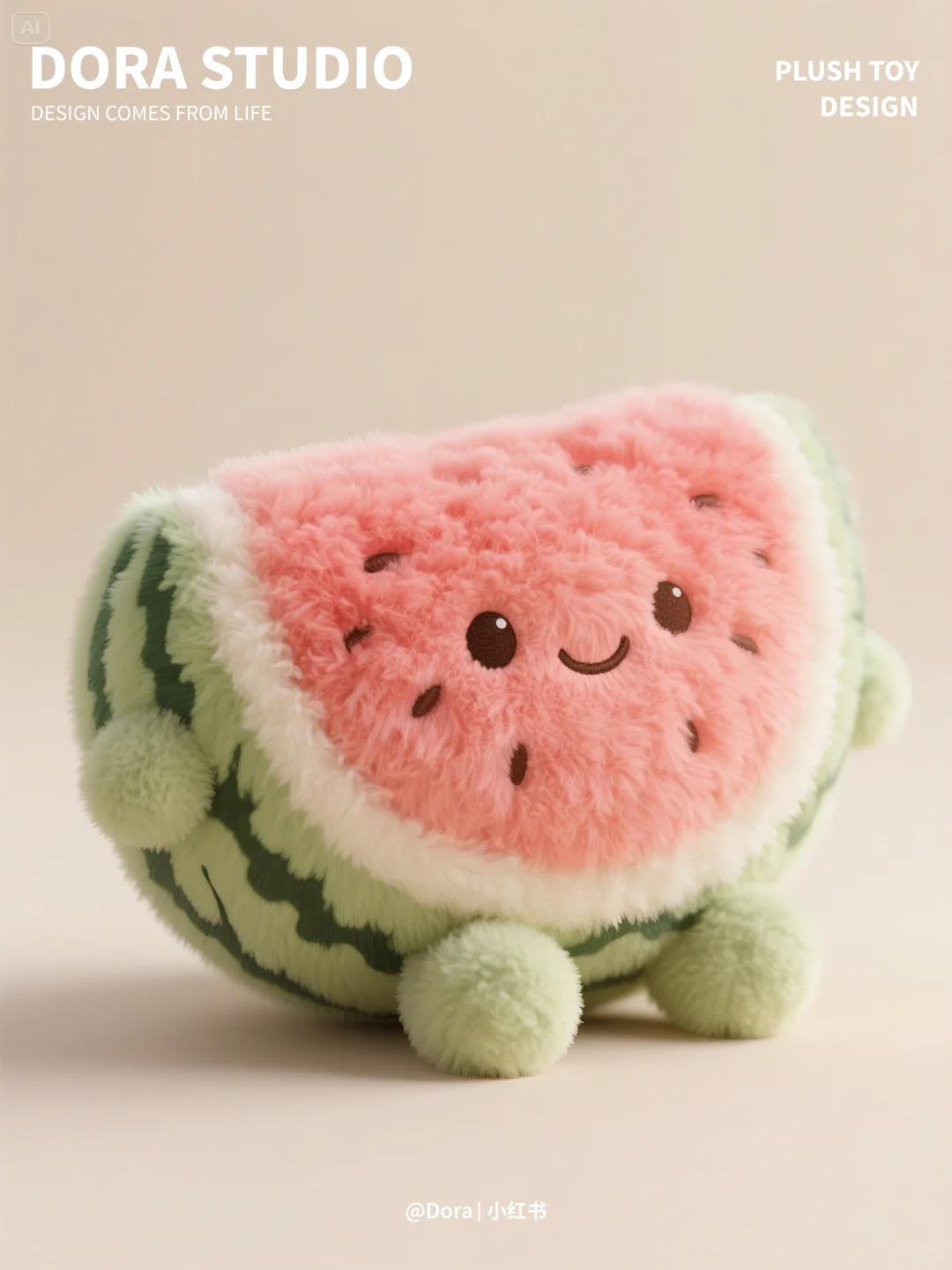 毛绒玩偶设计 | 西瓜玩偶
