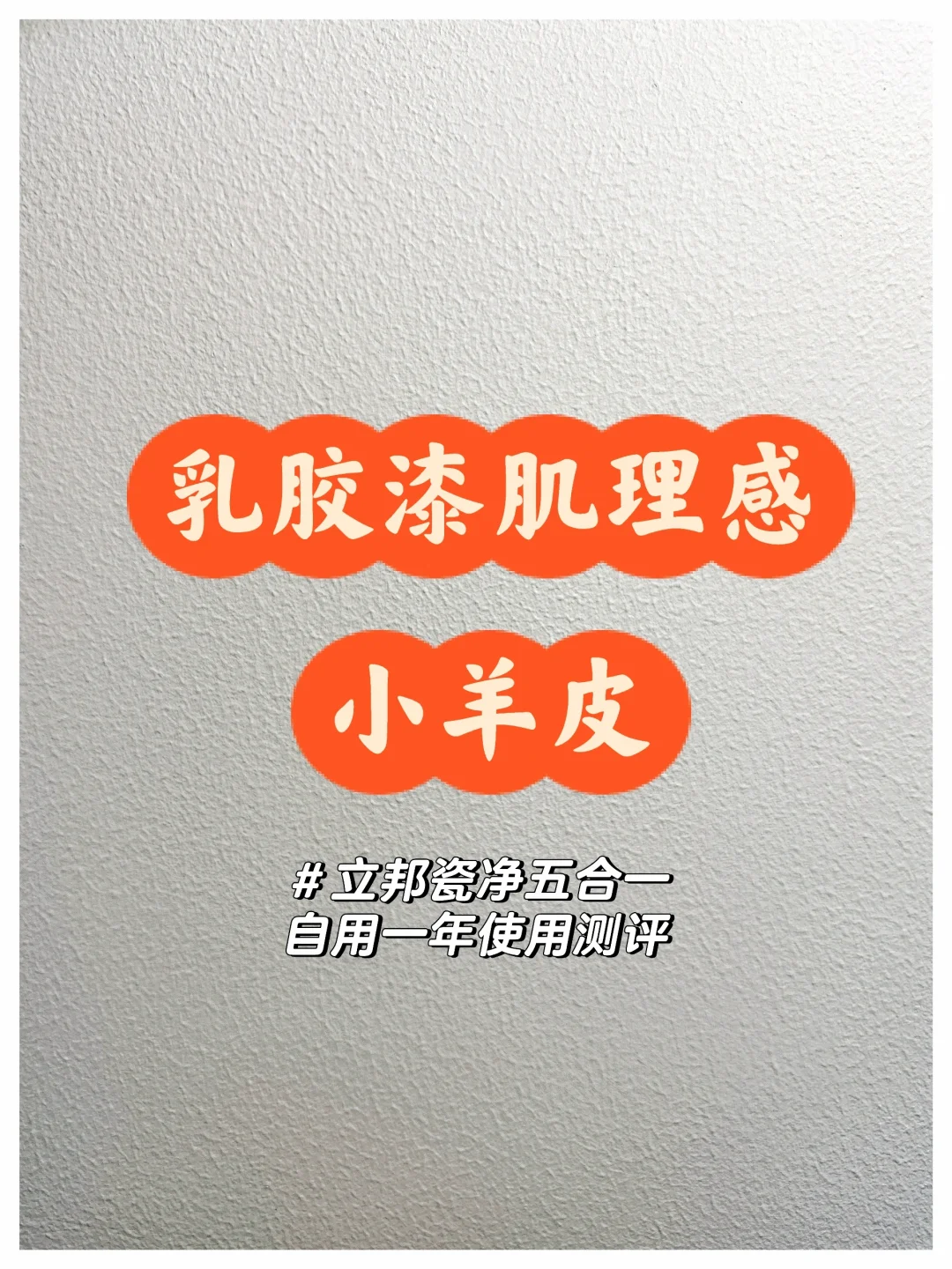 为了耐擦洗用了这款乳胶漆~立邦瓷净测评
