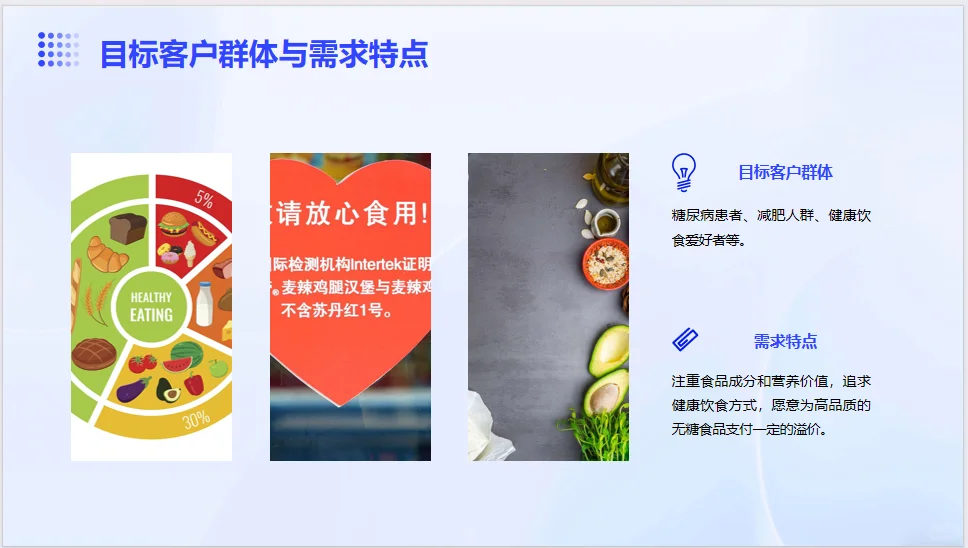 【无糖食品店】项目计划书