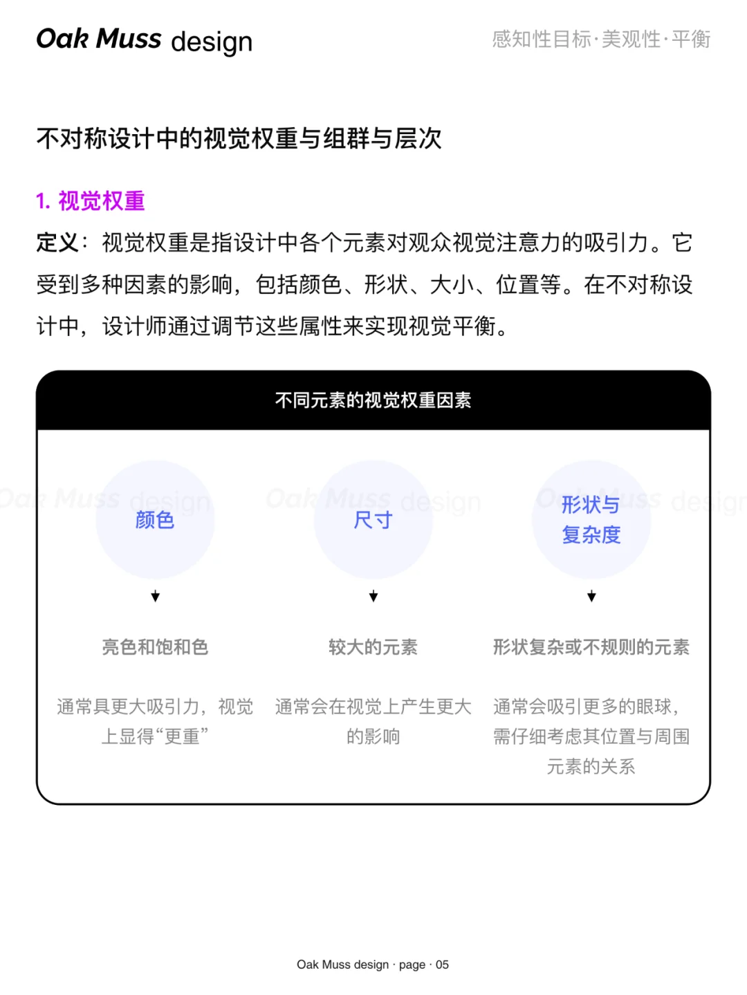 美观性·平衡·视觉稳定性·不对称