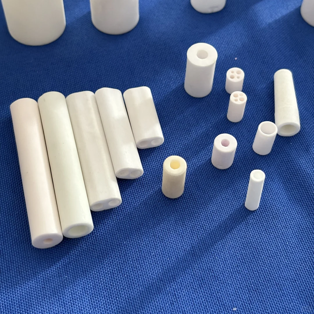 95瓷99瓷高频瓷陶瓷管陶瓷套穿线陶瓷双孔管