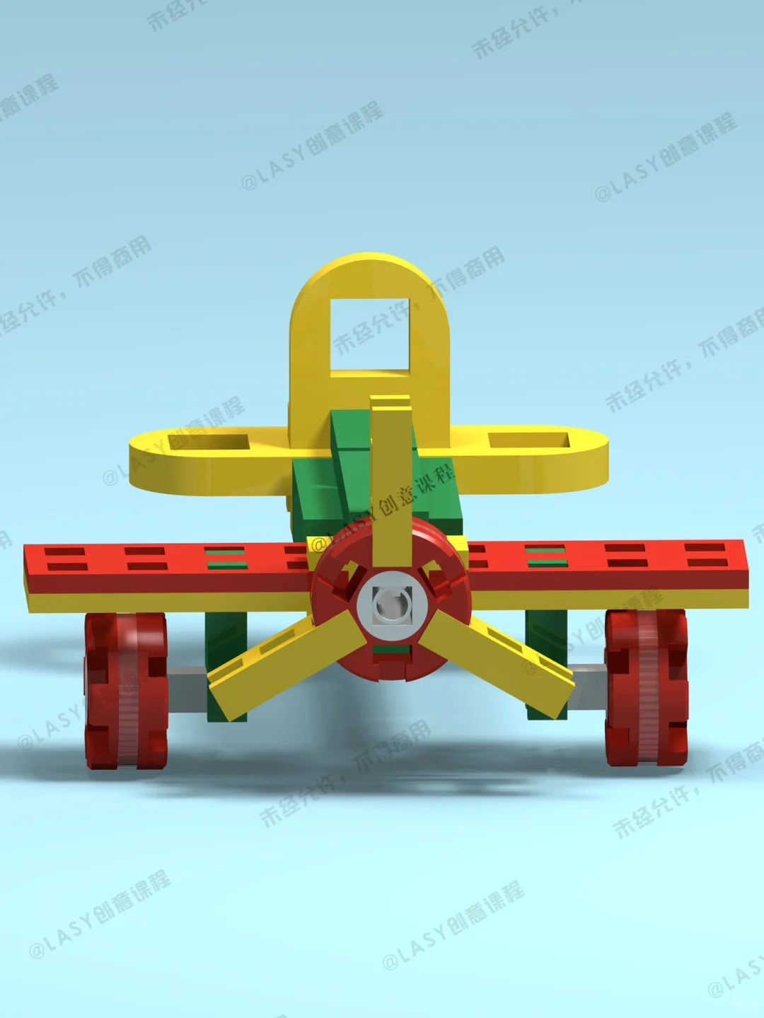 LASY创意课程92｜? 双翼螺旋桨飞机的魅力！