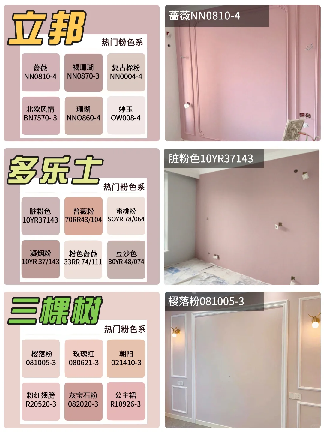 2025超火全屋乳胶漆配色❗️附全屋方案