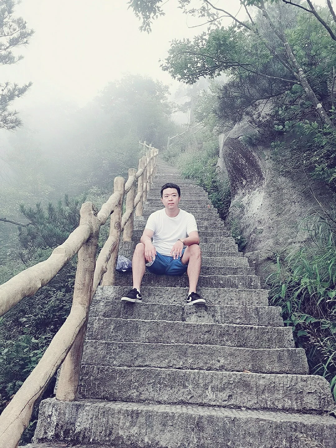 薄刀峰景色对得起5a景区的称号