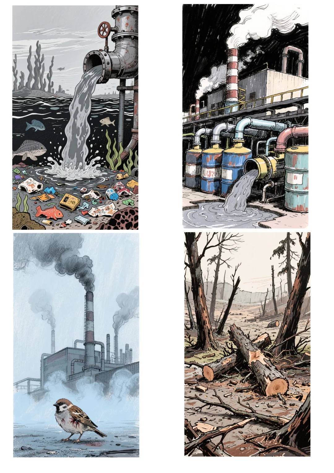 上海环保主题绘画比赛怎么画？