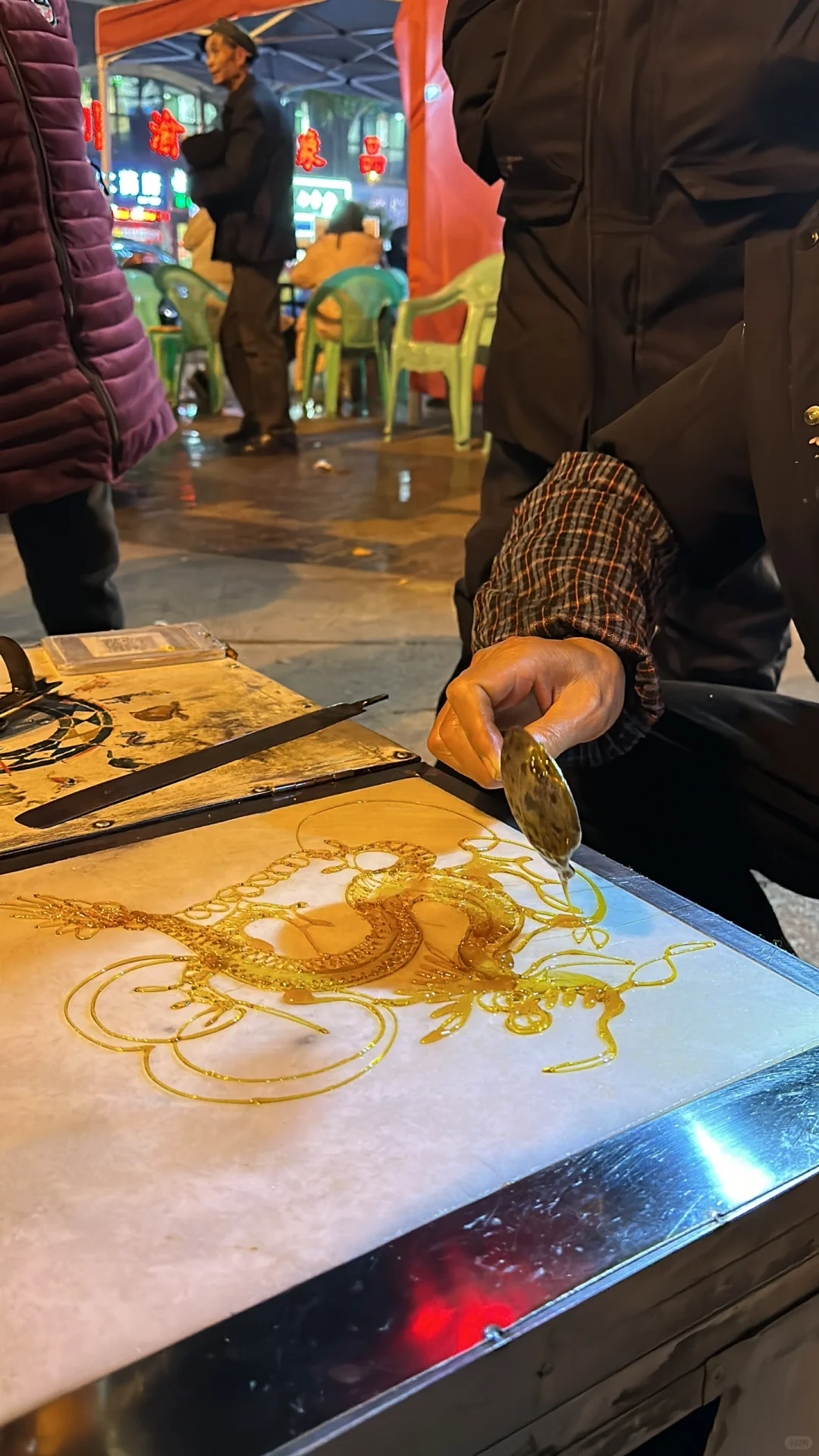 偶遇记忆里的糖画叔叔