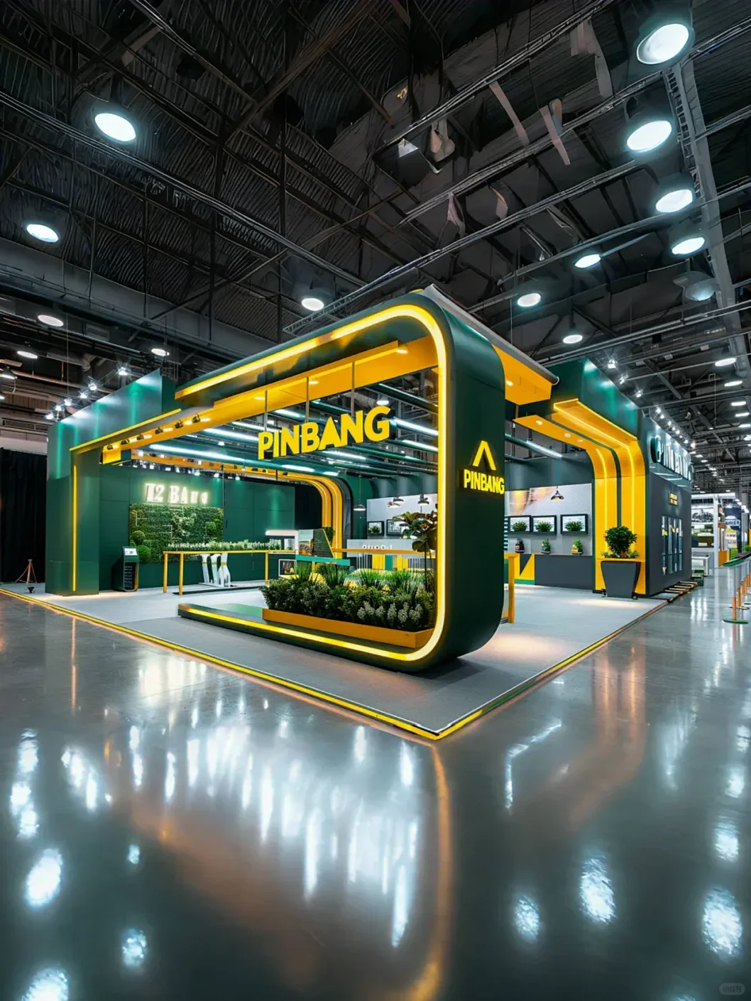 一些好看实用的?展台设计?码看