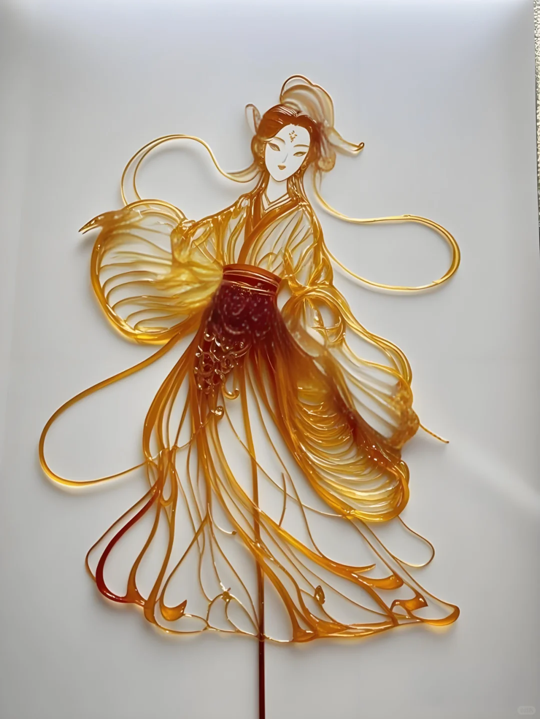 中国非遗 || 糖画中的古装仙子来啦！