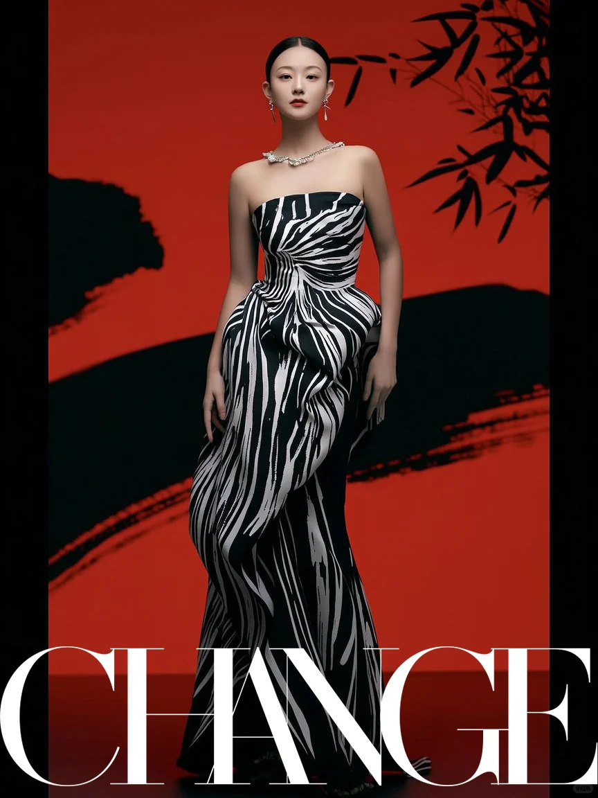 CHANGE✦非遗传承 时尚秀场 水墨丹青LOOK