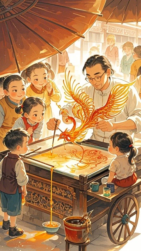 绘画素材——中国风糖画