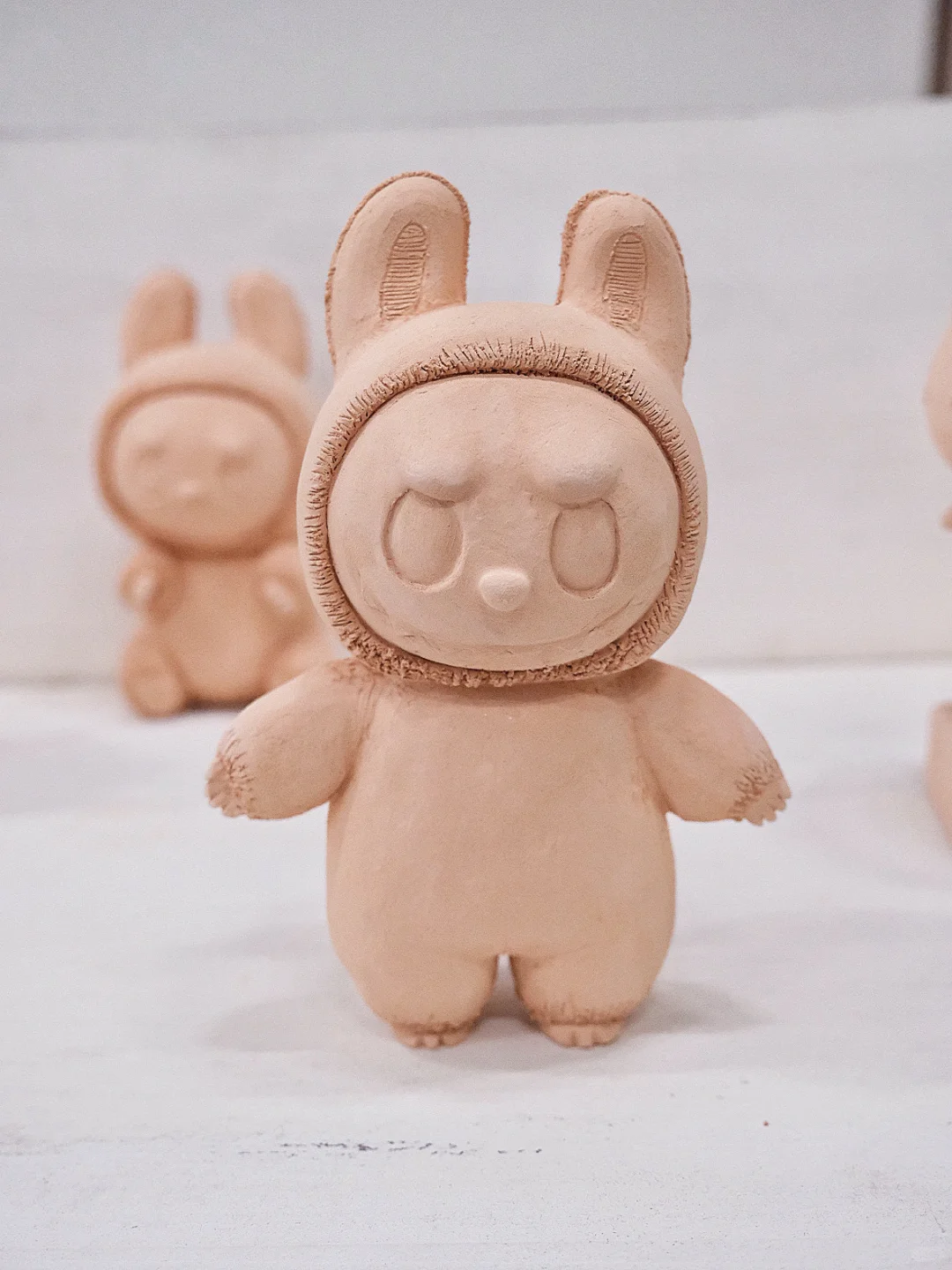 宝子的陶瓷拉布布烧出来了?