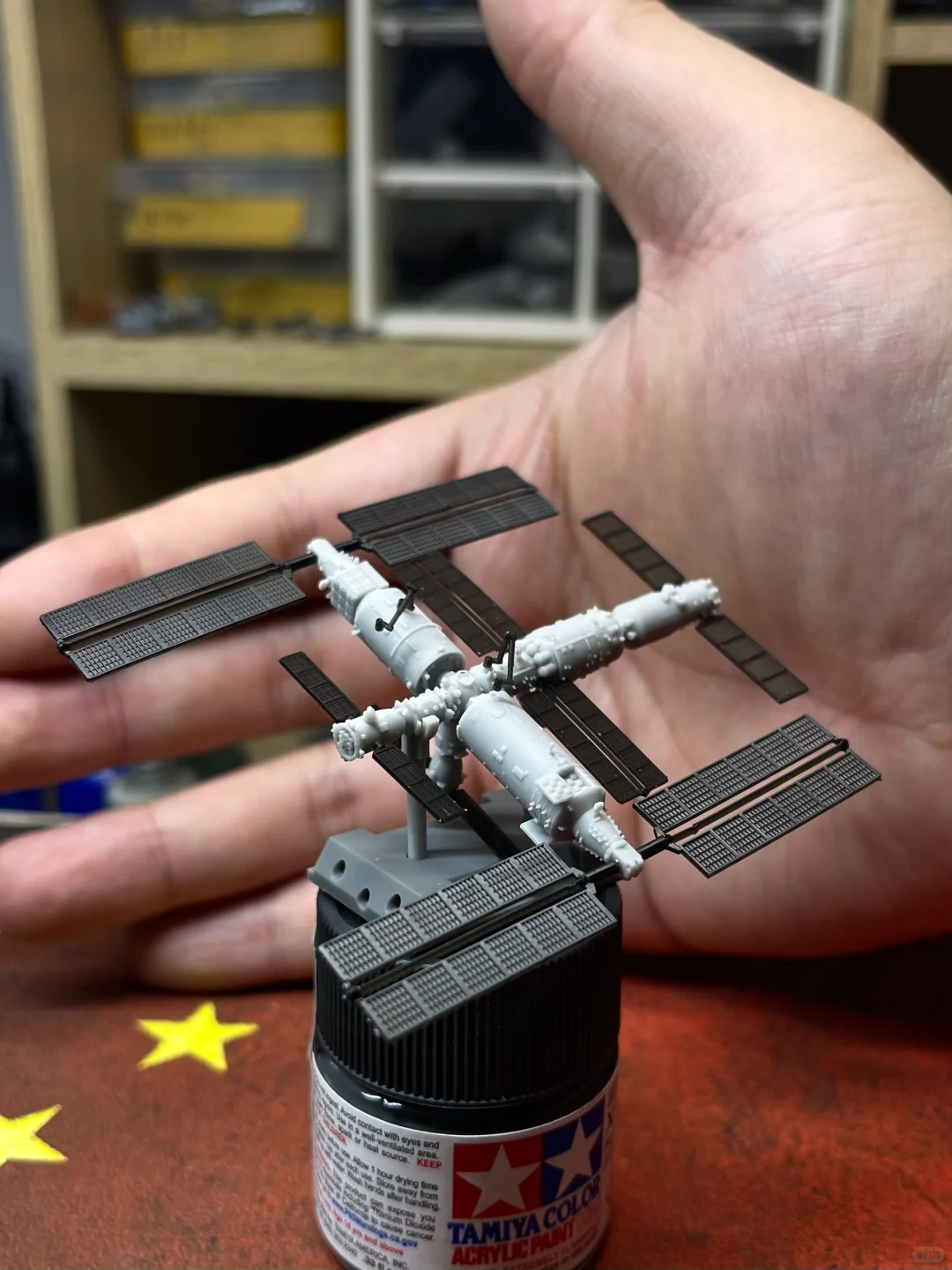 1/700 “天宫”空间站 模型 素模