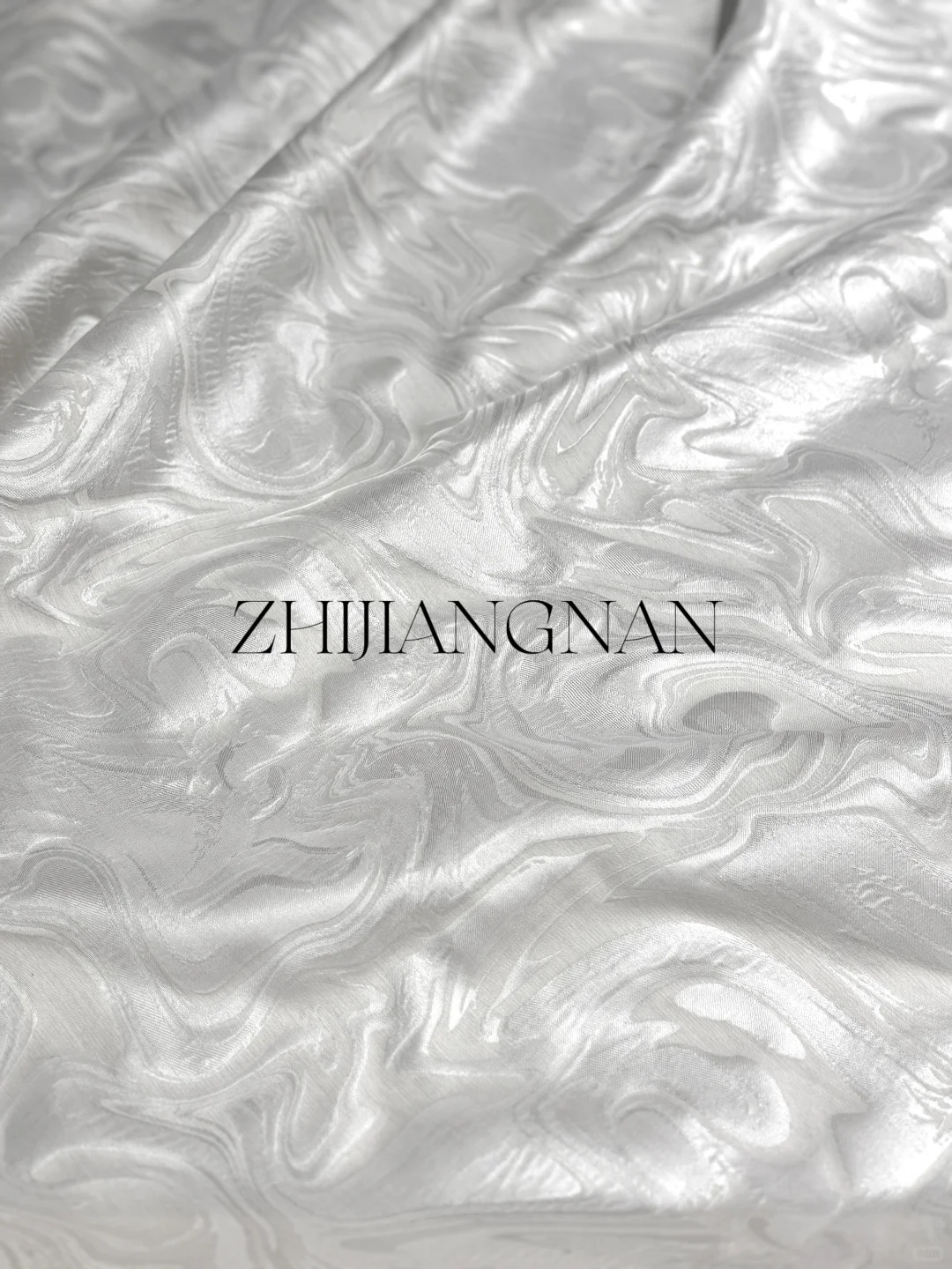 绝美珠光面料?春夏新品立体海浪提花