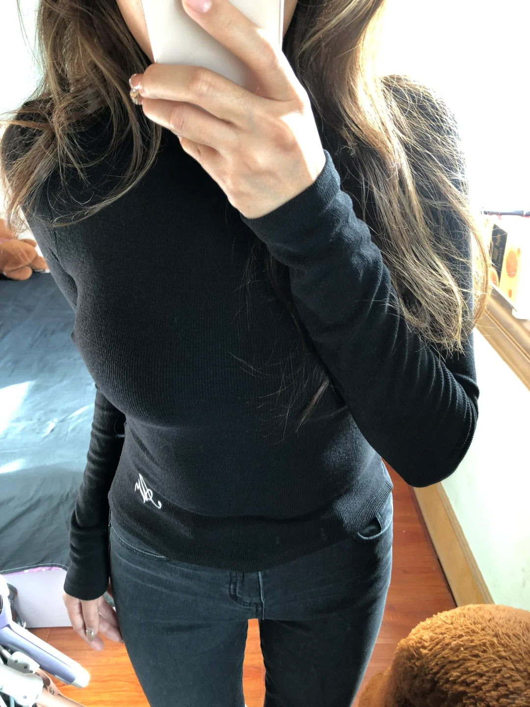 春季辣妹半高领上衣穿搭分享