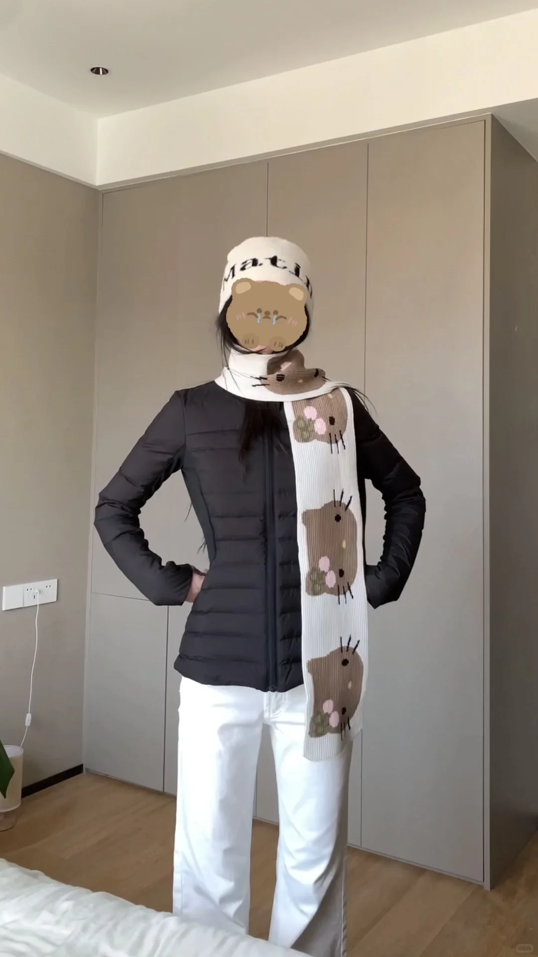 收腰羽绒服的穿搭思路（287）