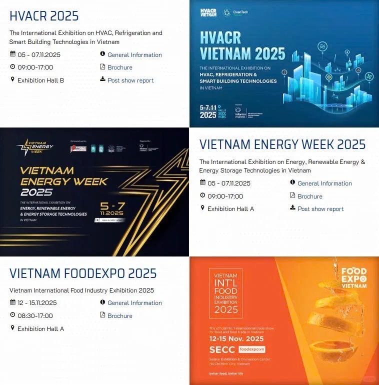 ? 11月胡志明SECC展会月全面引爆！