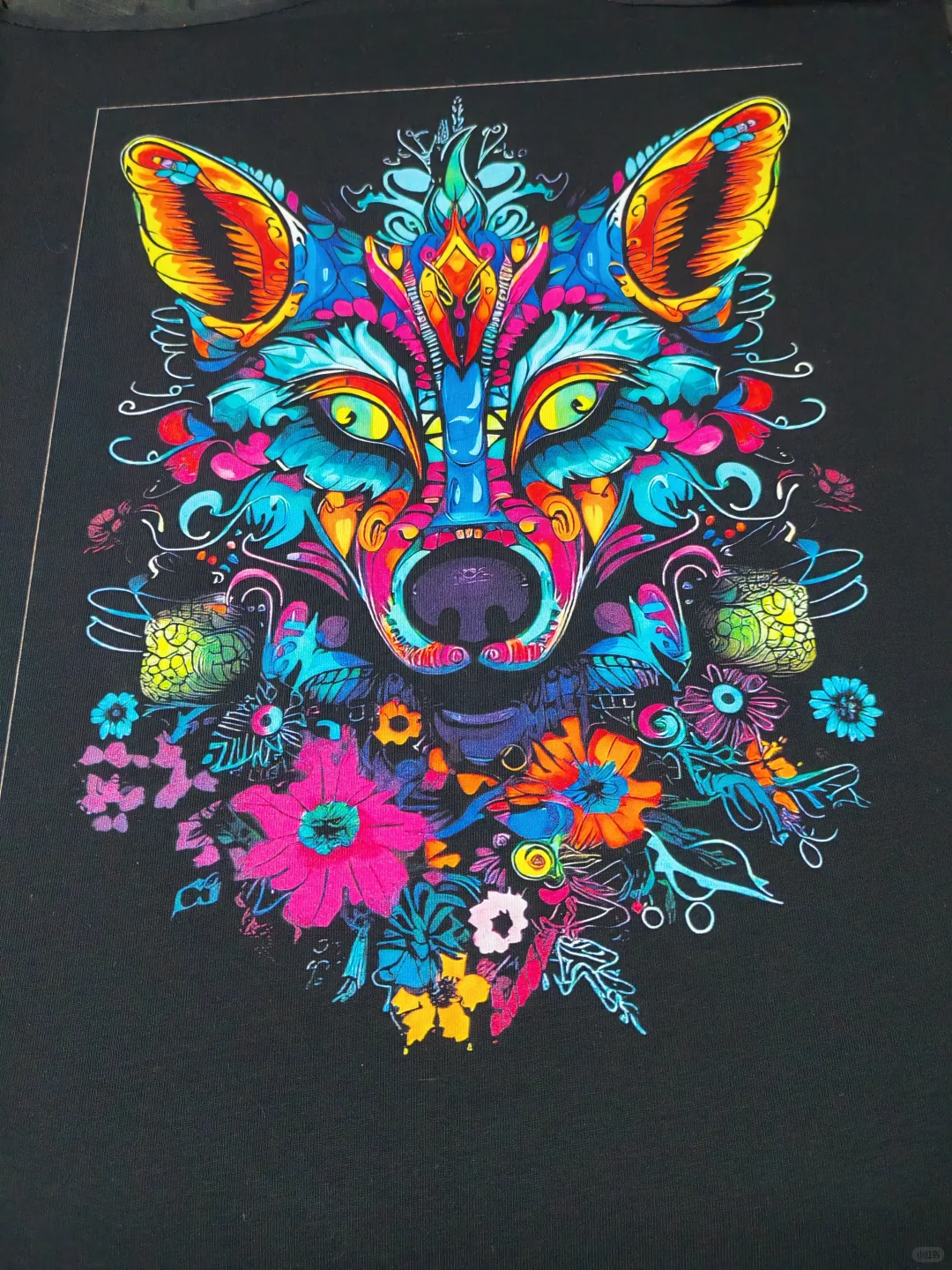 兄弟头涂料直喷打印效果