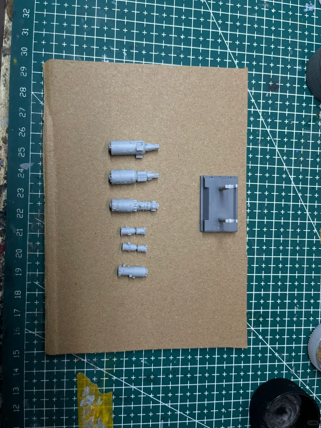 1/700 “天宫”空间站 模型 素模