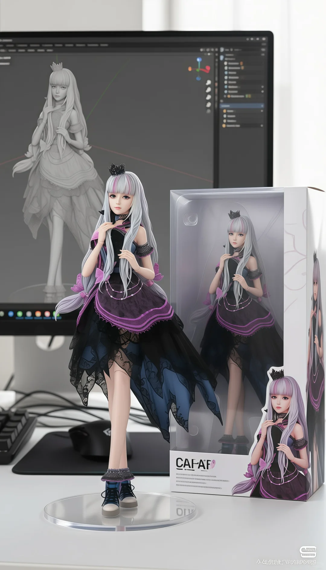 白光莹全形态手办来啦！这也太美了吧！