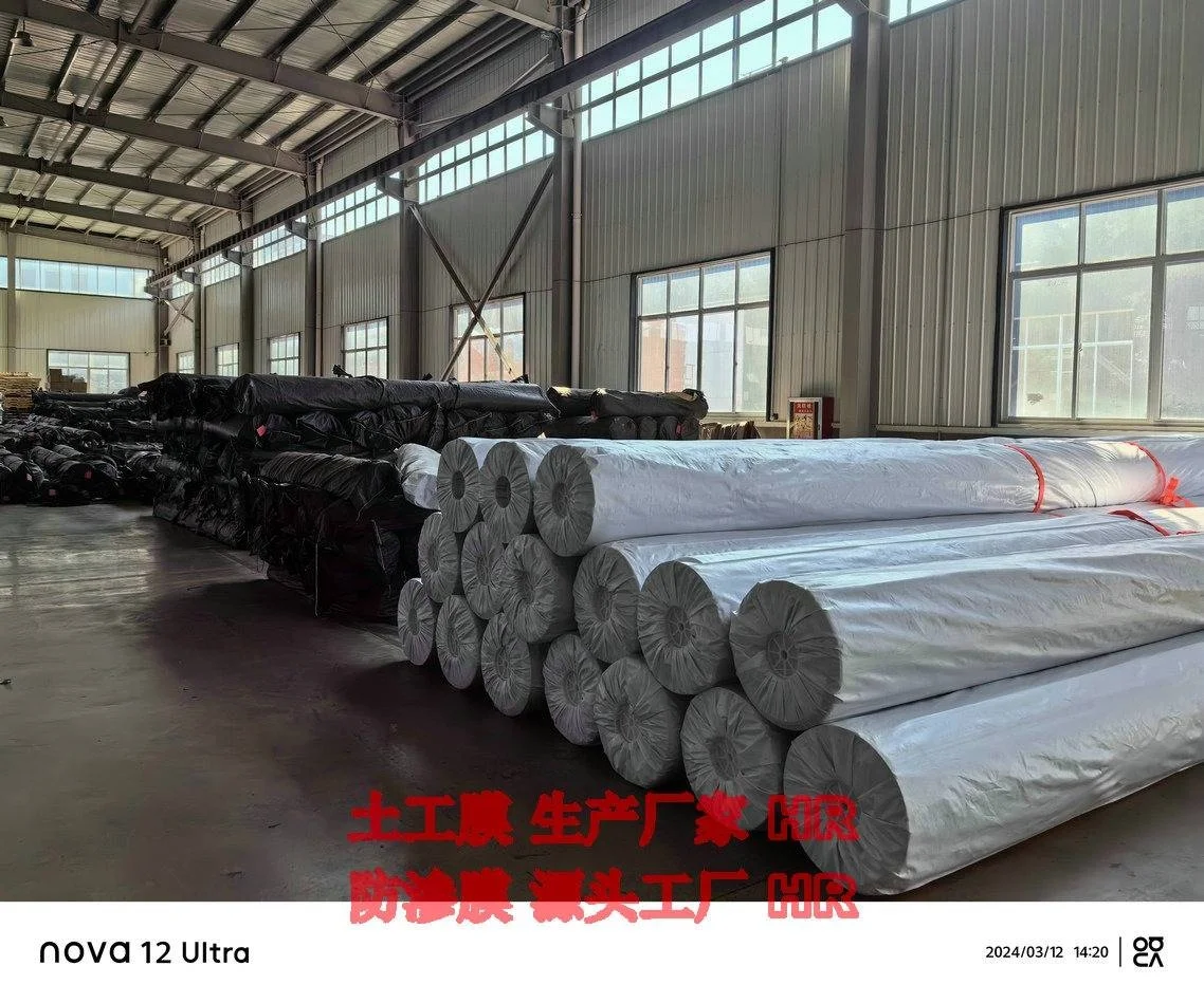 畜牧沼气池土工膜双道热熔焊接缝防渗效果