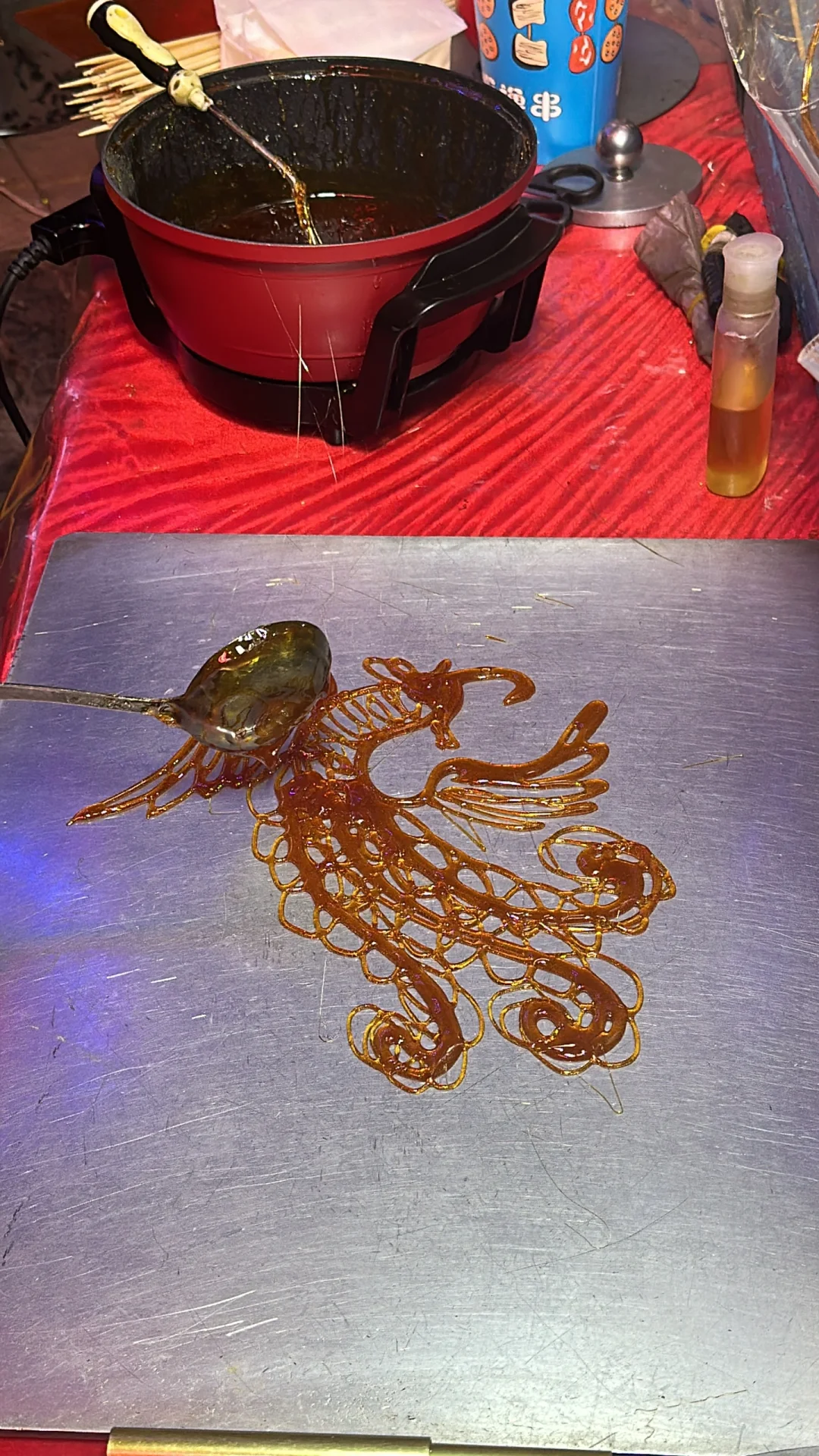 人间烟火气 糖画-凤凰