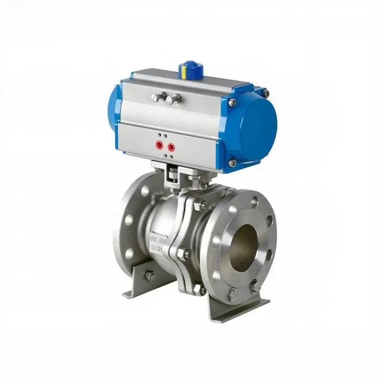 气动法兰球阀-其特点-技术参数