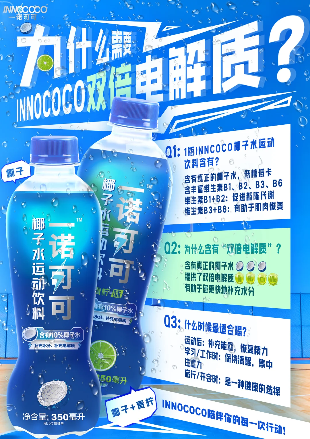 为什么需要INNOCOCO双倍电解质？