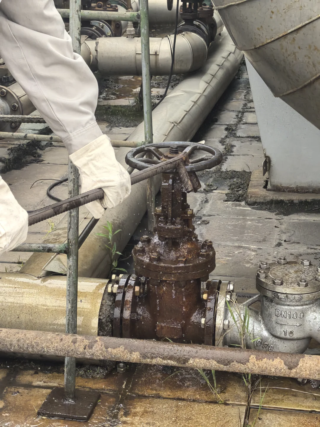 环境工程专业不会拧阀门的进来