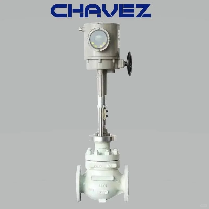 气动高压角型调节阀