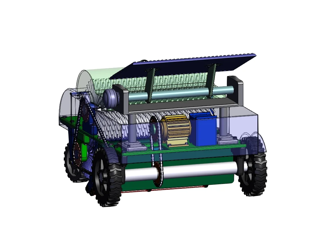 草坪垃圾自动清理回收机,大创项目
