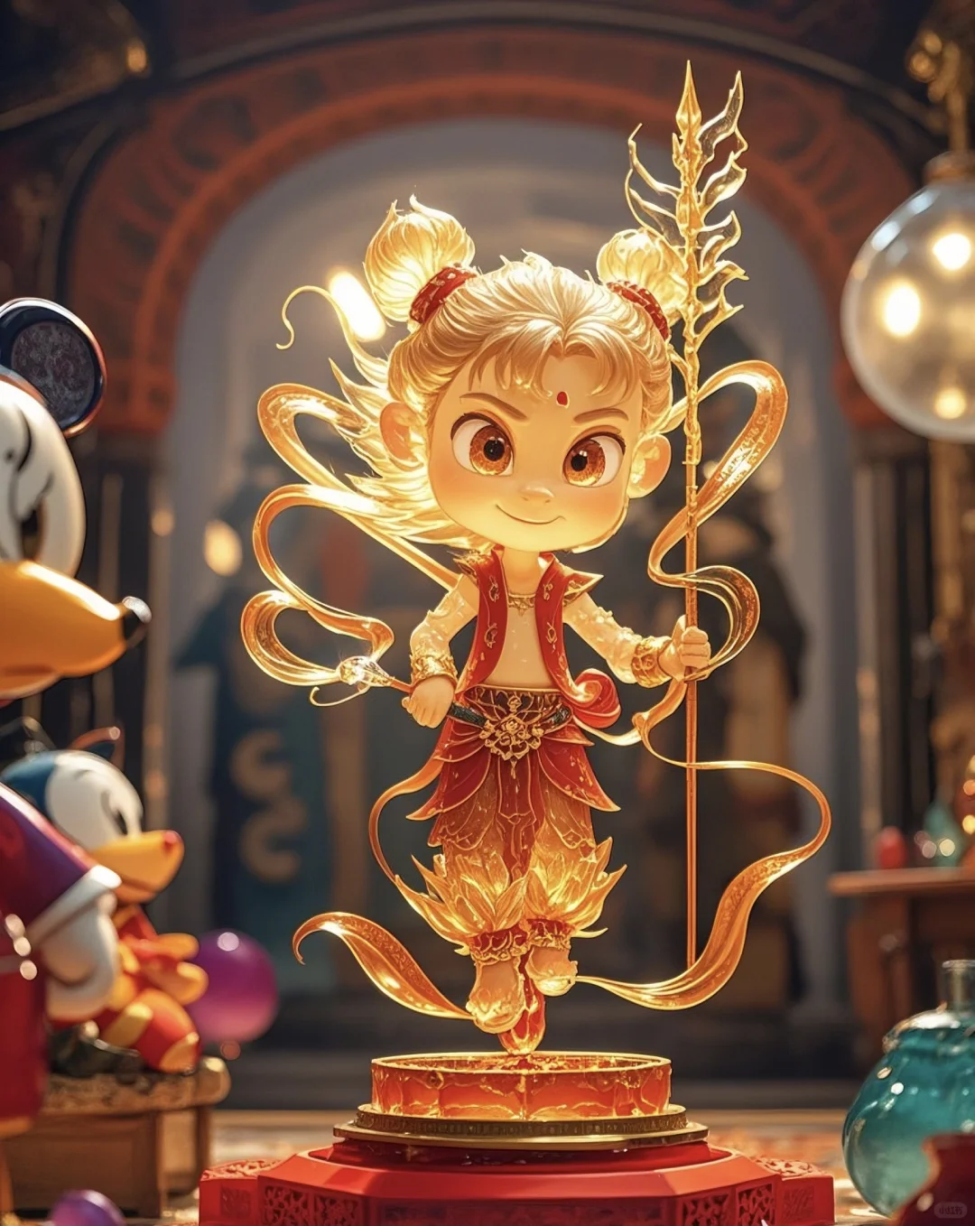 也算是吃上了，哪吒糖画?