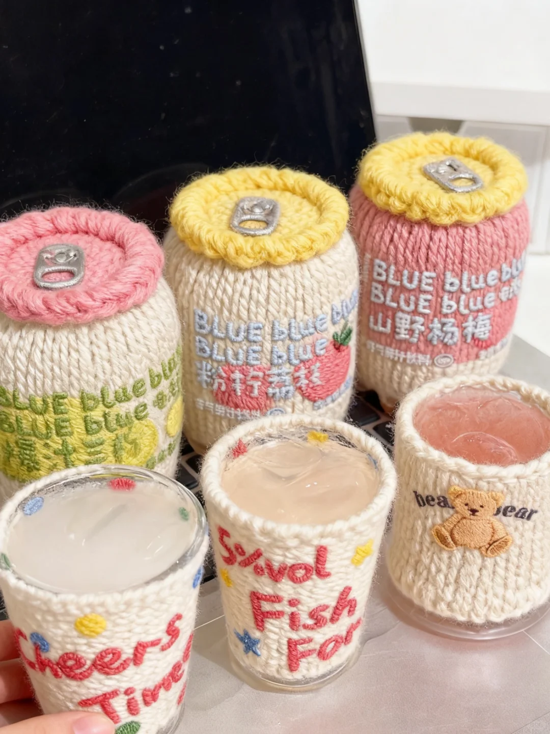 天冷啦，气泡水也穿上了毛茸茸?