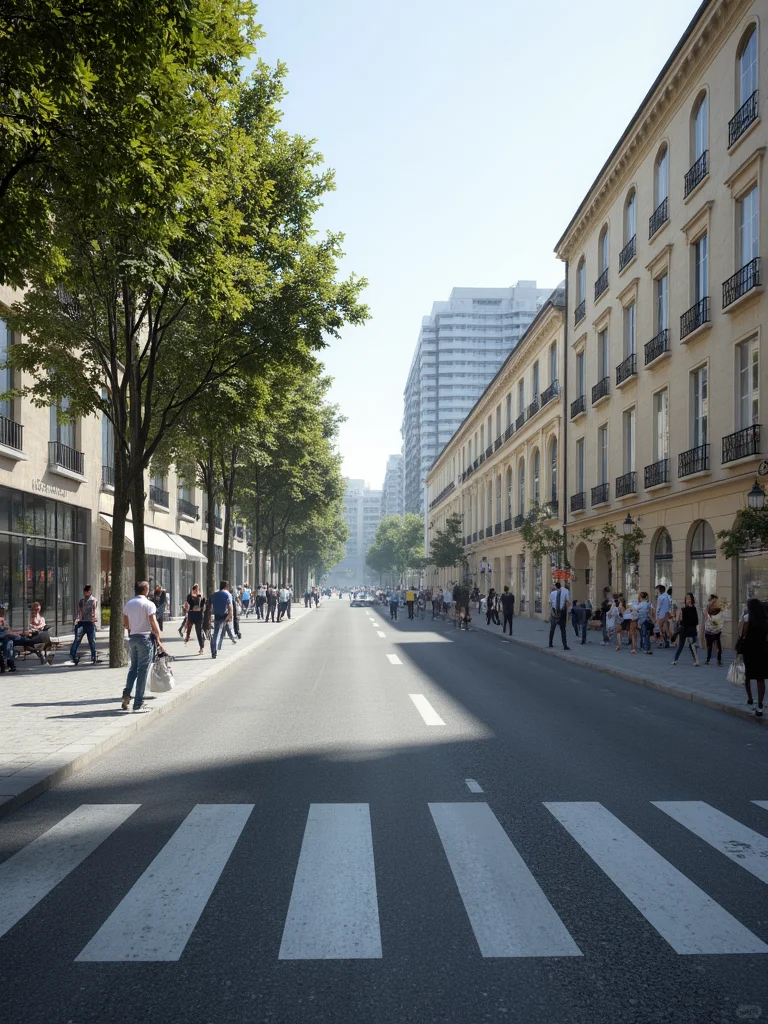 街景背景图（礼貌拿图）