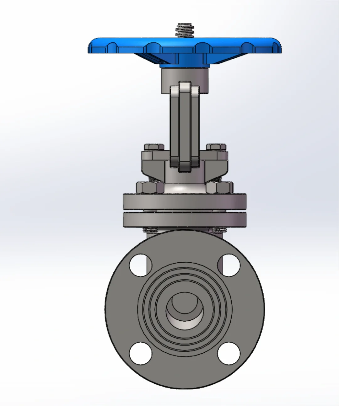出闸阀三维模型有人要么