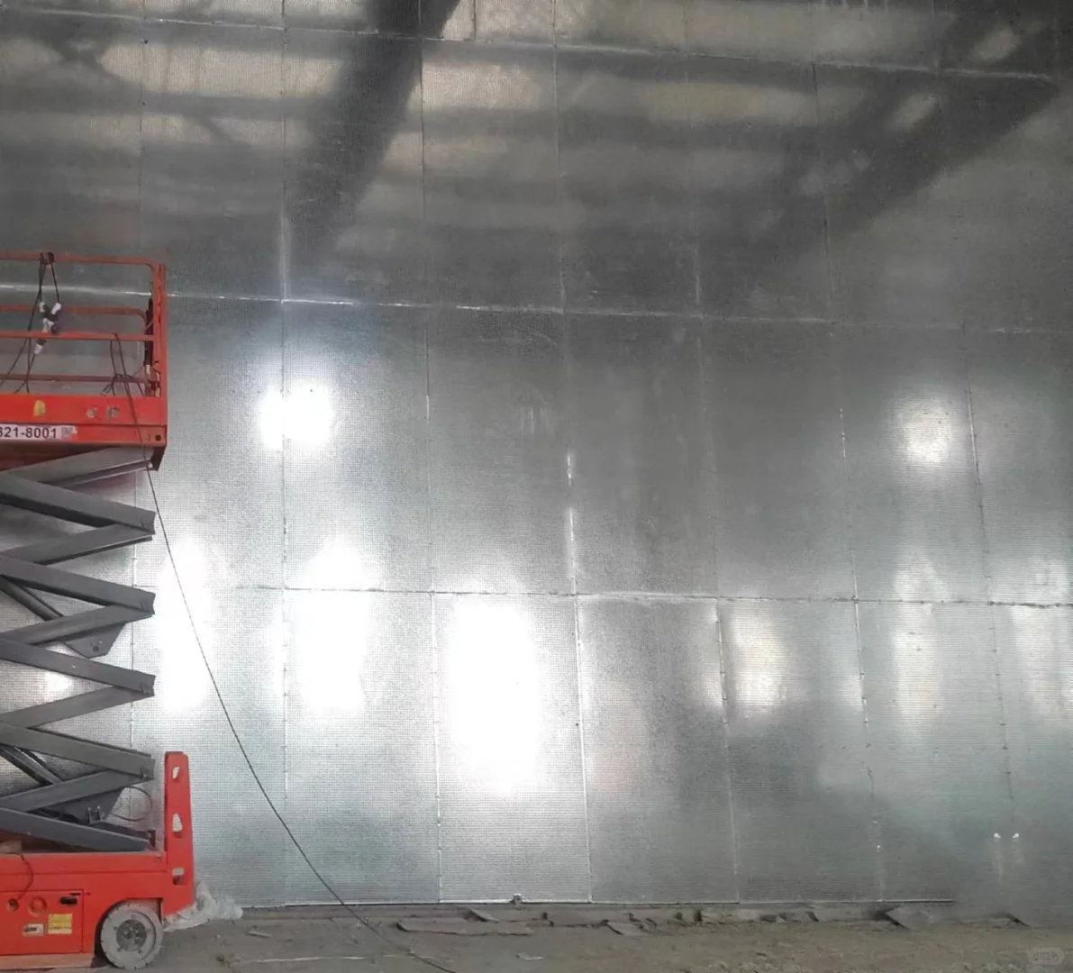 防爆墙施工现场