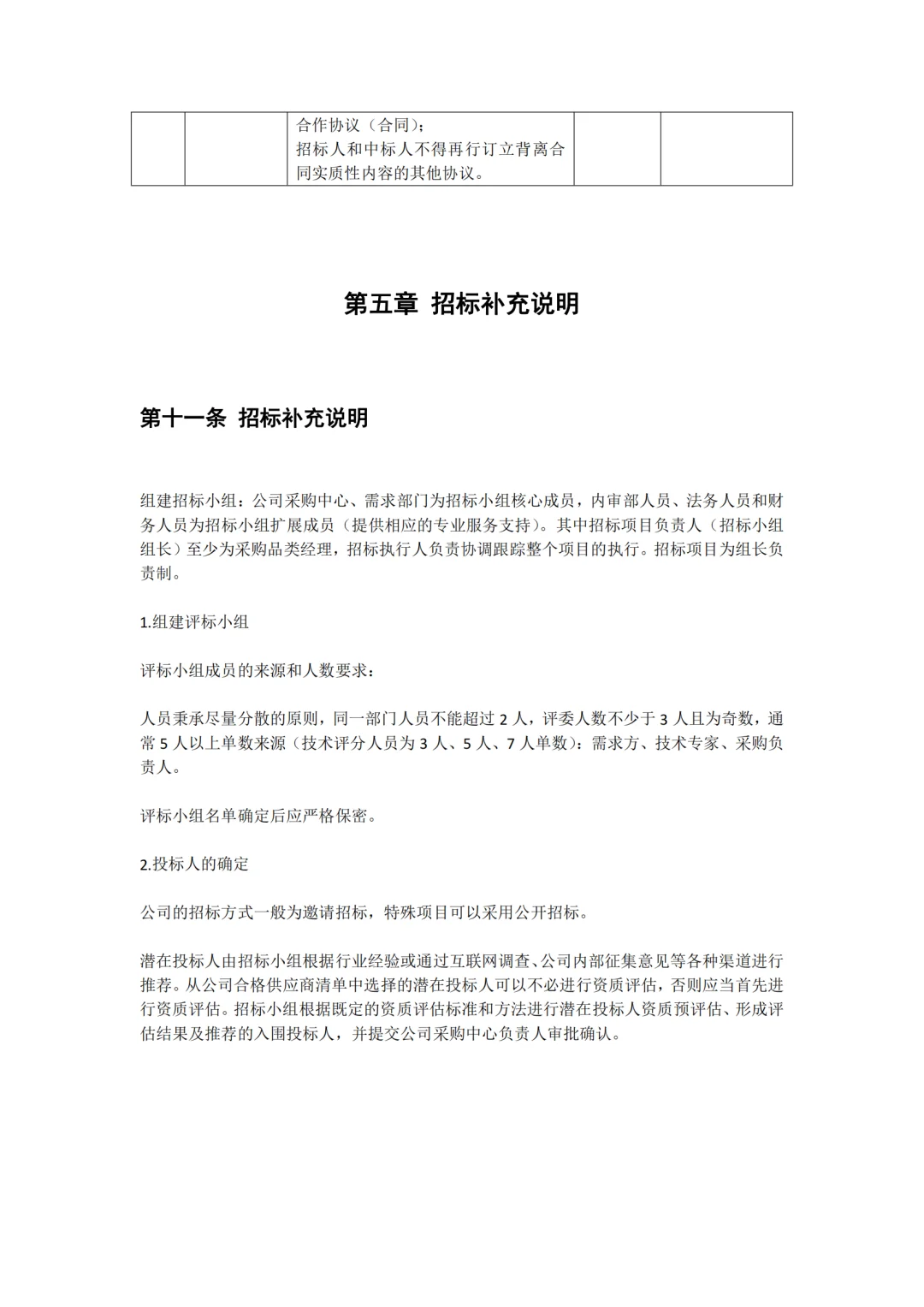 某公司采购招投标管理制度，完整版值得收藏