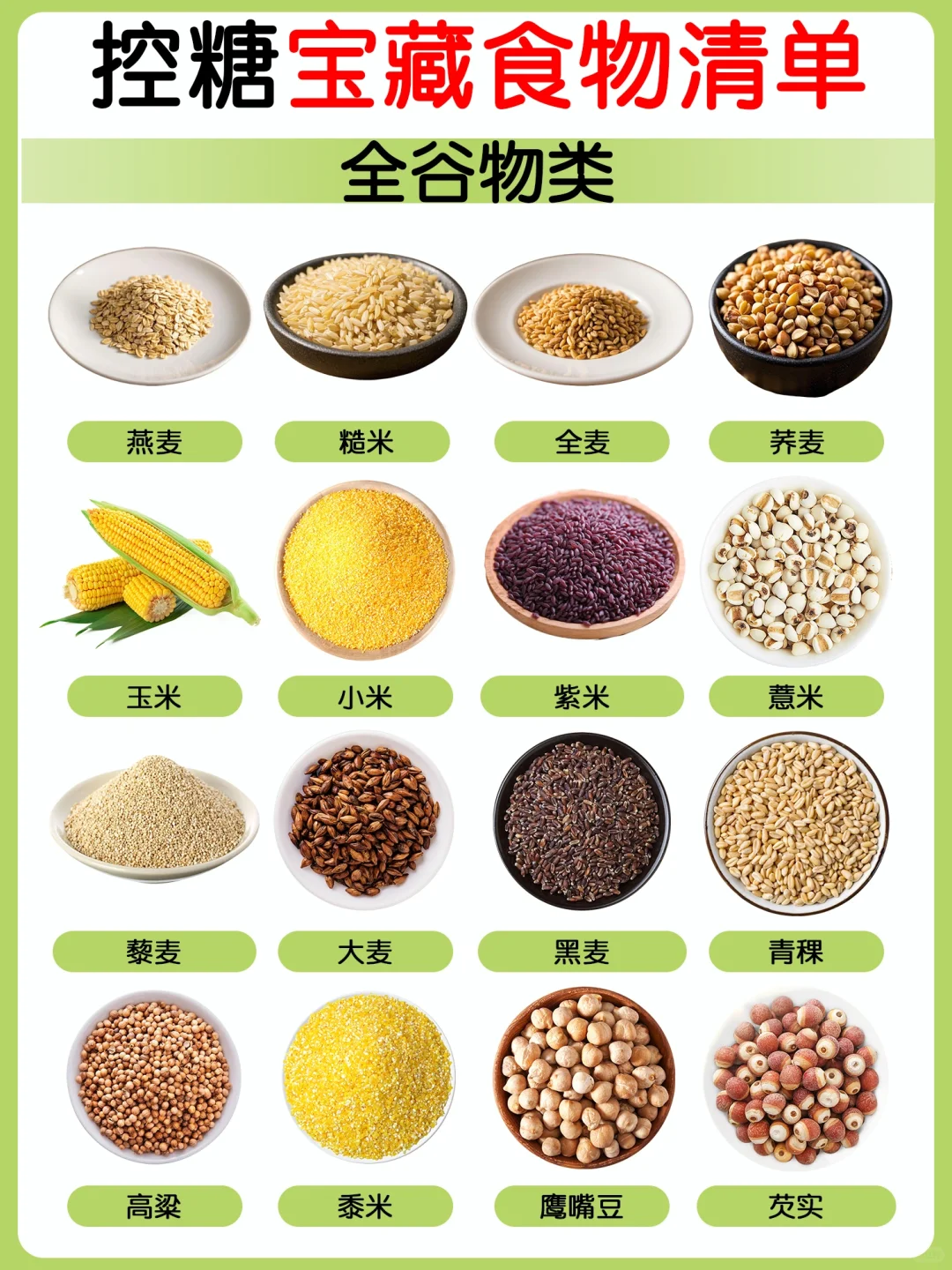 高血糖必看!5 类稳糖食物大公开