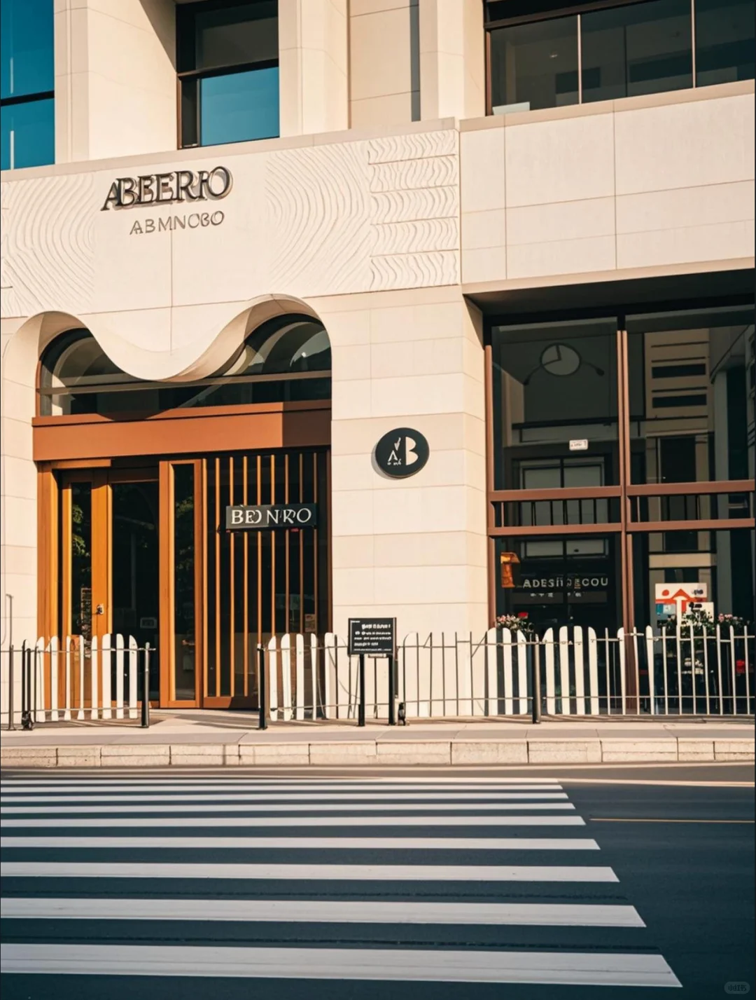 街道街拍图文背景图